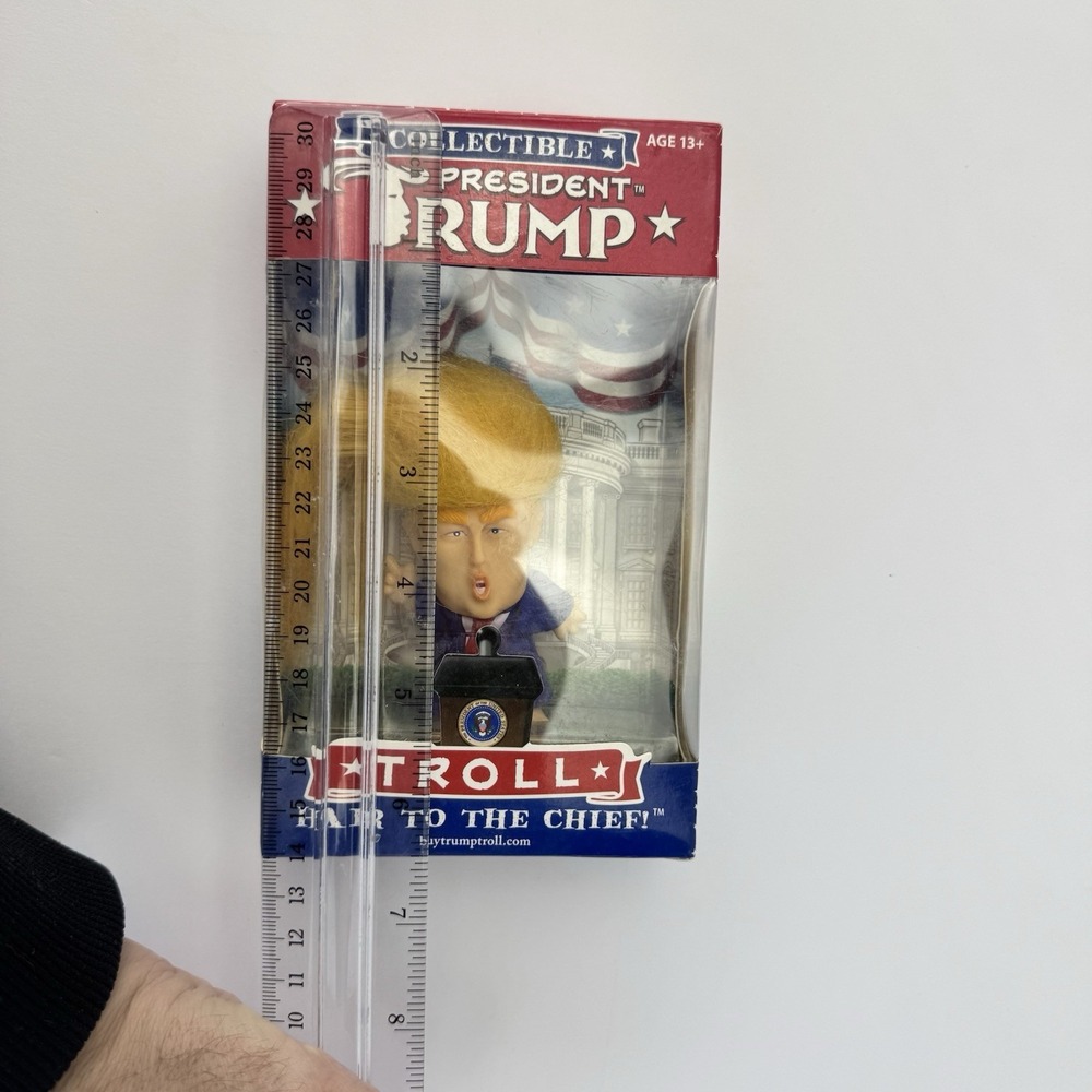 President Donald Trump Troll - Hair to the Chief Collectible Doll Toy - NEW MAGA - Picture 7 of 8